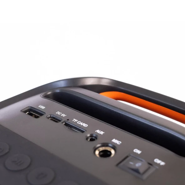 ROSE TAŞINABİLİR PARTY BOX BLUETOOTH HOPARLÖR - JBK-4202 - Resim 4