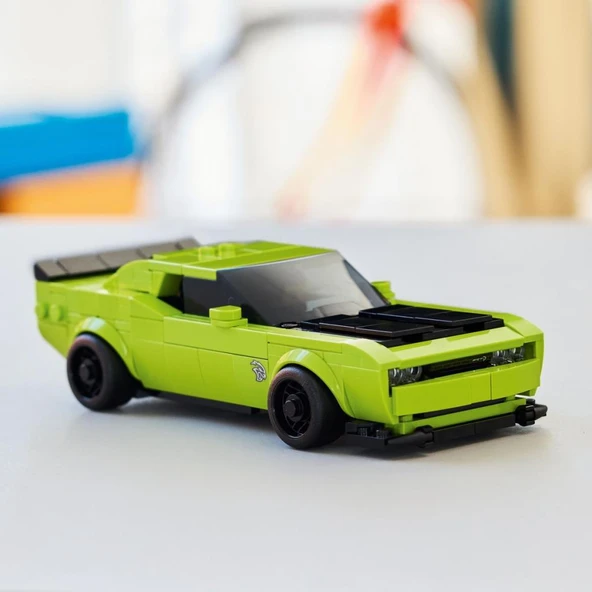 LEGO 77237 Speed Champions Dodge Challenger Srt Hellcat Spor Araba - Resim 7