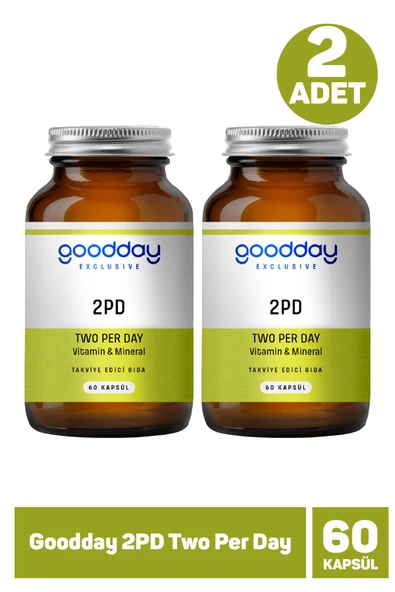 Goodday 2PD Two Per Day 60 Kapsül 2 Adet ürün görseli 1