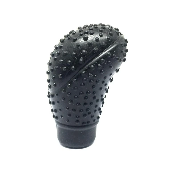 Silikon Vites Topuzu Kılıfı Masajlı Oval Siyah ürün görseli 1