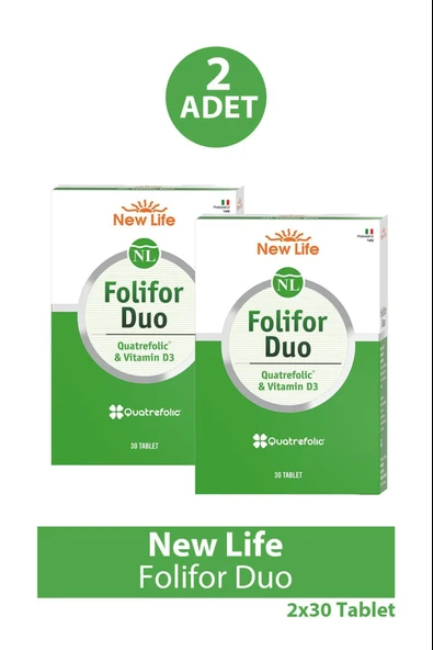 New Life Folifor Duo 30 Tablet 2 Adet ürün görseli 1