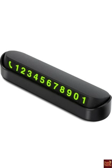Fosforlu Numara Gösterge Aç-Kapa-Araç İçi Park Numaratör - Resim 2