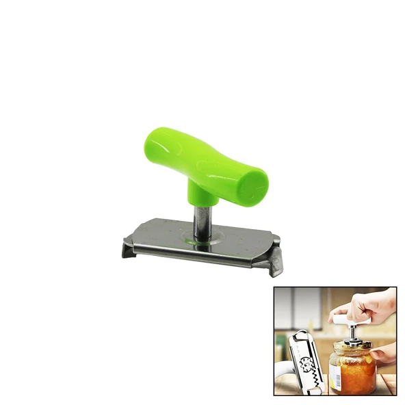 KOLLU METAL KAVANOZ AÇACAK  PLASTİK KOL  ÇEVİR--SIKIŞTIR--AÇ (5284) ürün görseli 1