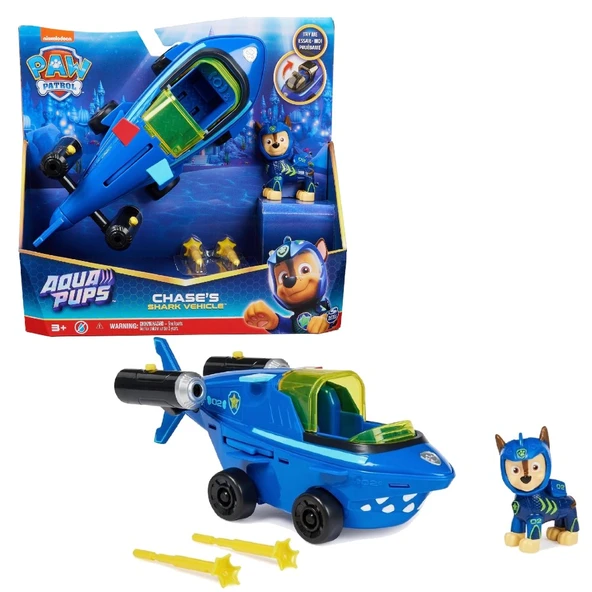 Paw Patrol Aqua Pups Temalı Araçlar Chase ürün görseli 1