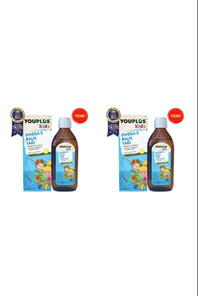 Youplus Kids Omega 3 150 ml Şurup 2 Adet ürün görseli 1