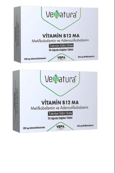 Venatura Vitamin B12 Ma 30 Tablet 2 Adet ürün görseli 1