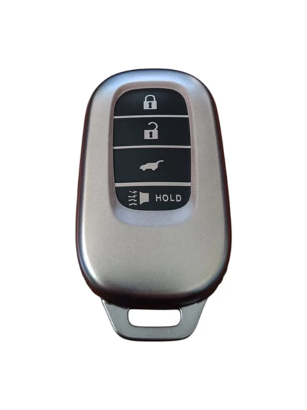 Honda Fe1 Civic 2022 Anahtar Uyumlu Silikon Oto Anahtar Kumanda Kabı Kılıf Füme ürün görseli 1