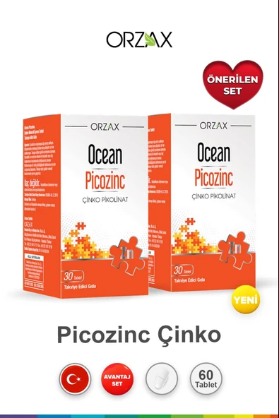 Ocean Picozinc 30 Tablet 2 Adet ürün görseli 1