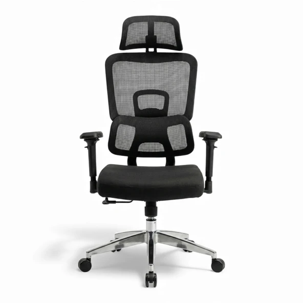 Sora Siyah Fileli Yönetici Koltuğu ürün görseli 1