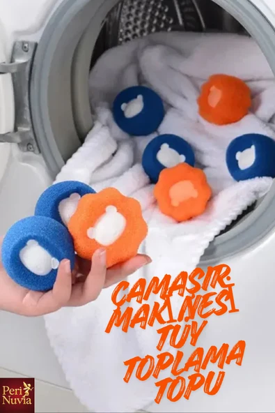 Çamaşır Makinesi Tüy Toplama Topu Yüksek Kaliteli Malzeme, Etkili Tüy ve Tiftik Temizleme ürün görseli 1