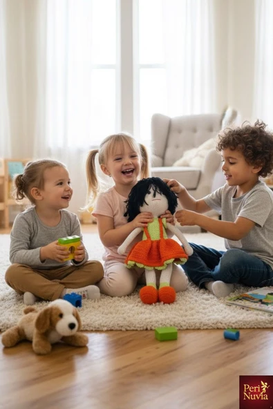 Amigurumi Bebek El Yapımı Antialerjik - Resim 3