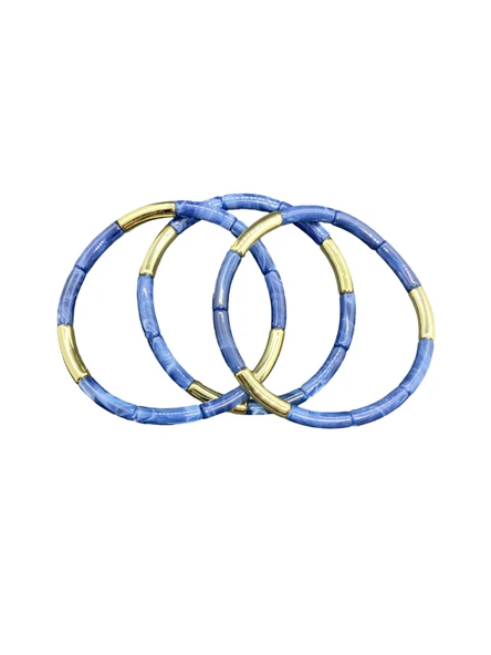 ? Akrilik Bijuteri Lastikli Bileklik Seti — Şıklık ve Rahatlık Bir Arada ürün görseli 1