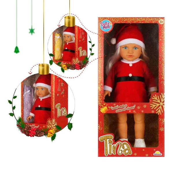 Doll n More Bebek Tina Yılbaşı 45 Cm - Resim 2