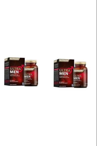 Nutraxin Ultra Men 60 Tablet 2 Adet ürün görseli 1