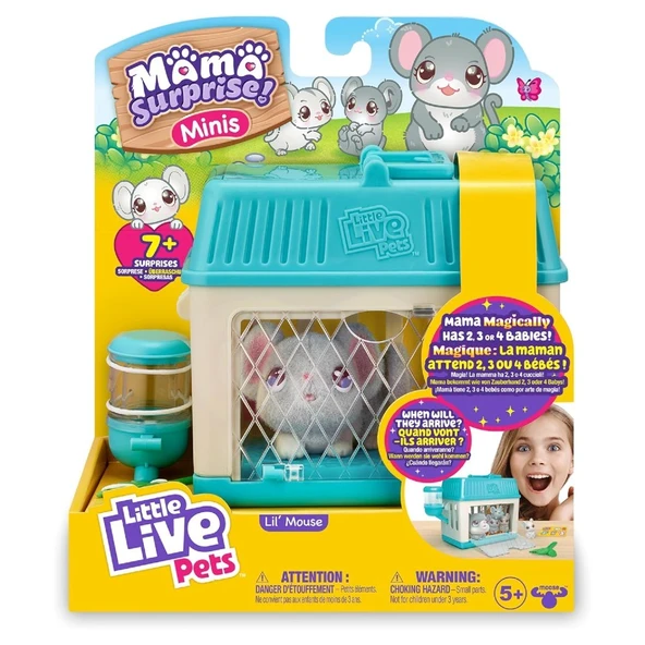 Little Live Pets Anne ve Yavruları Mini Fare Oyun Seti - Resim 7