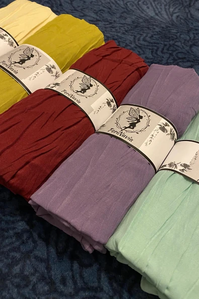 5 Renk Tek Fiyat Şal Trend Çeşitli Renkler Yumuşak Doku - Resim 2