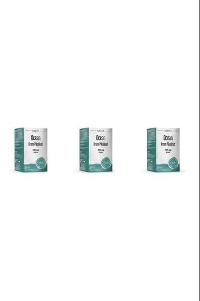 Ocean Krom Pikolinat 200 Mcg 90 Kapsül 3 Adet ürün görseli 1