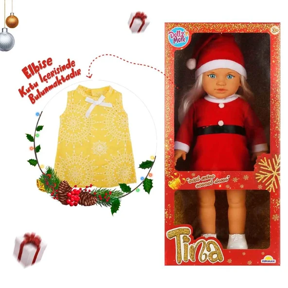 Doll n More Bebek Tina Yılbaşı 45 Cm - Resim 3