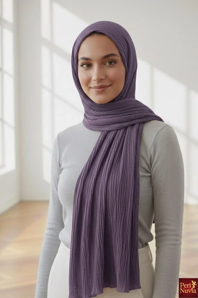 Yumuşak Dokulu Kadın Trend Şal-Hafif Modern Kombin Tamamlayıcı - Resim 2