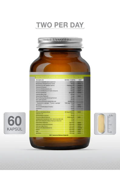 Goodday 2PD Two Per Day 60 Kapsül 2 Adet - Resim 2