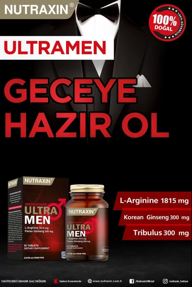 Nutraxin Ultra Men 60 Tablet 2 Adet - Resim 2