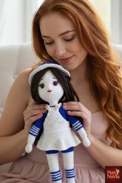 Organik Amigurumi Oyuncak Bebek El Yapımı, Antialerjik - Resim 5