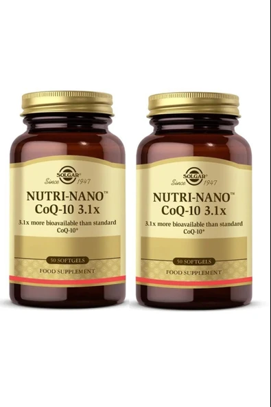 Solgar Nutri-Nano CoQ-10 50 Kapsül 2 Adet ürün görseli 1