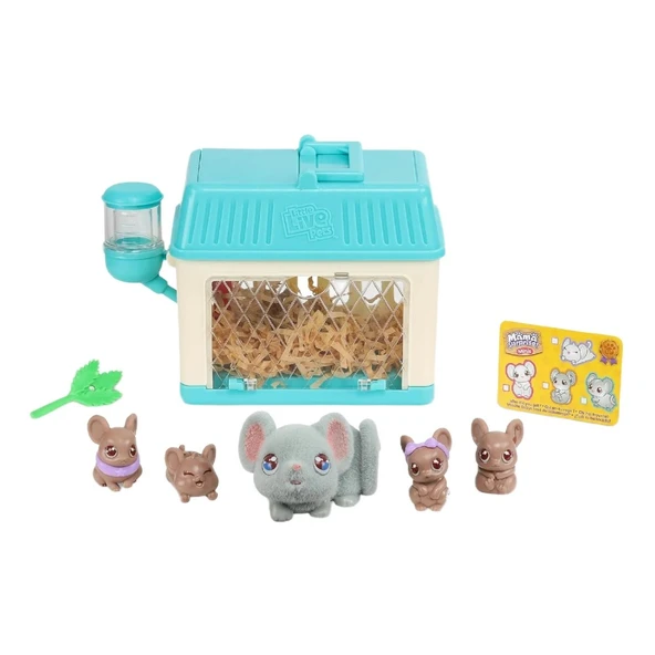 Little Live Pets Anne ve Yavruları Mini Fare Oyun Seti ürün görseli 1