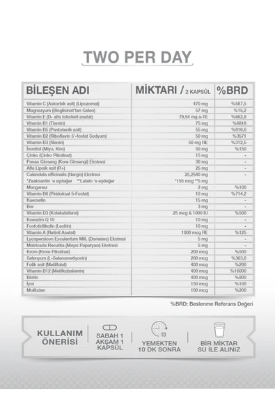 Goodday 2PD Two Per Day 60 Kapsül 2 Adet - Resim 3
