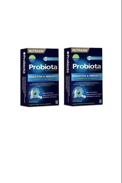 Nutraxin Probiota Advanced 60 Tablet 2 Adet ürün görseli 1