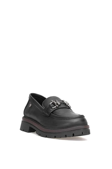 MAMMAMİA D25KA-3195 KADIN LOAFER DERİ AYAKKABI - Resim 2