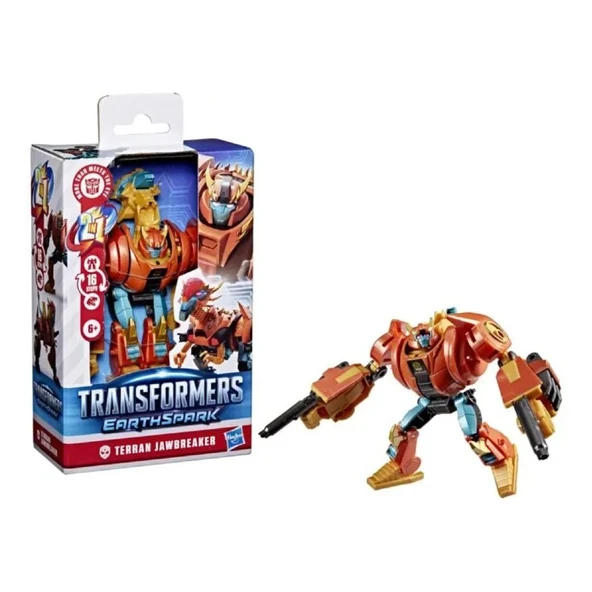 Transformers Earthspark Deluxe Figür Terran Jawbreaker - Resim 3