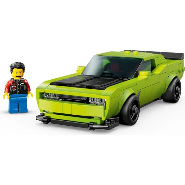 LEGO 77237 Speed Champions Dodge Challenger Srt Hellcat Spor Araba - Resim 8