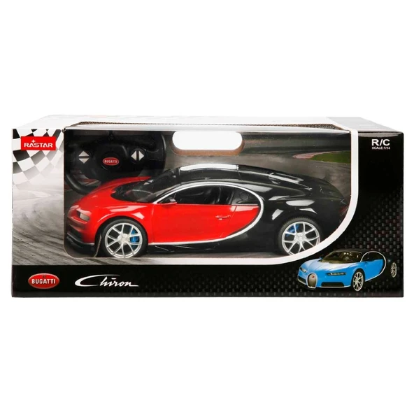 Rastar 1:14 Bugatti Chiron Uzaktan Kumandalı Araba Kırmızı - Resim 6