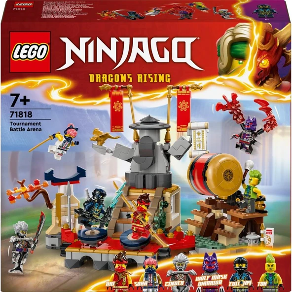 LEGO 71818  NINJAGO® Turnuva Savaş Arenası 71818 - 7 Yaş & Üzeri Çocuklar için Yaratıcı Oyuncak Yapım Seti (659 Parça) - Resim 3