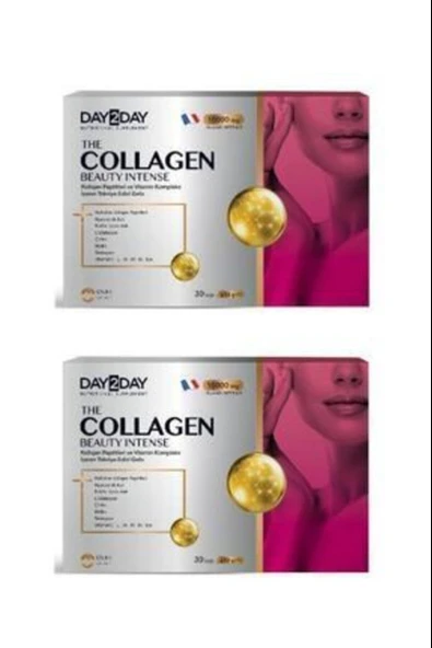 Day2Day The Collagen Beauty Intense Çilek Aromalı 30 Saşe 2 Adet ürün görseli 1