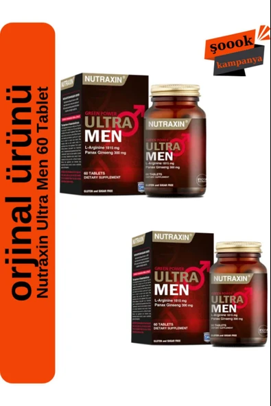 Nutraxin Ultra Men 60 Tablet 2 Adet ürün görseli 1