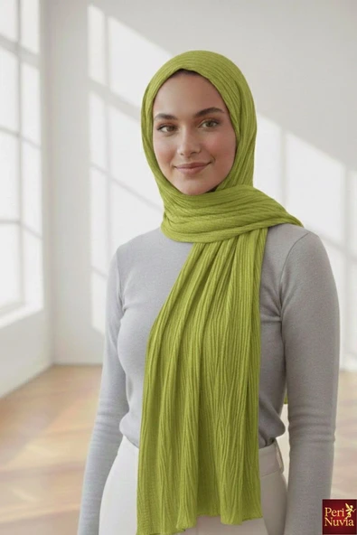 Yumuşak Dokulu Kadın Trend Şal-Hafif Modern Kombin Tamamlayıcı - Resim 3