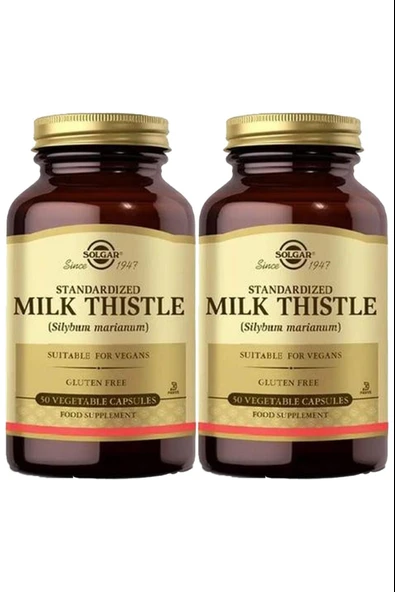 Solgar Milk Thistle 100 mg 50 Kapsül 2 Adet ürün görseli 1