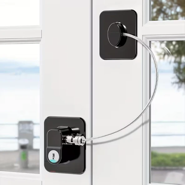 Siyah Plaka Halatlı Emniyet Kilidi ürün görseli 1