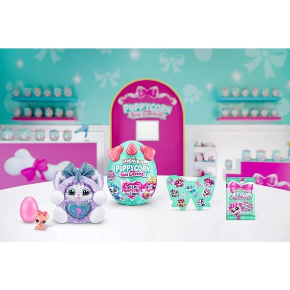 Rainbocorns Puppycorn Bow Sürpriz Paket RAR23000 Bowie - Resim 7