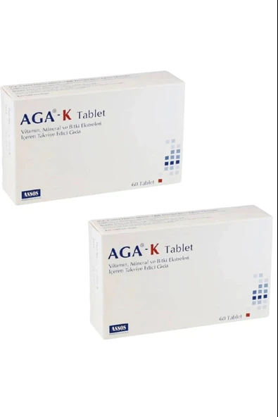 Aga-K 60 Tablet 2 Adet ürün görseli 1