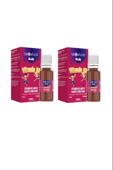 Venatura Kids Vitamin D3 Damla 20 ml 2 Adet ürün görseli 1