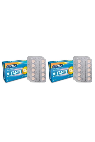 Osende Vitamin B12 30 Tablet 2 Adet ürün görseli 1