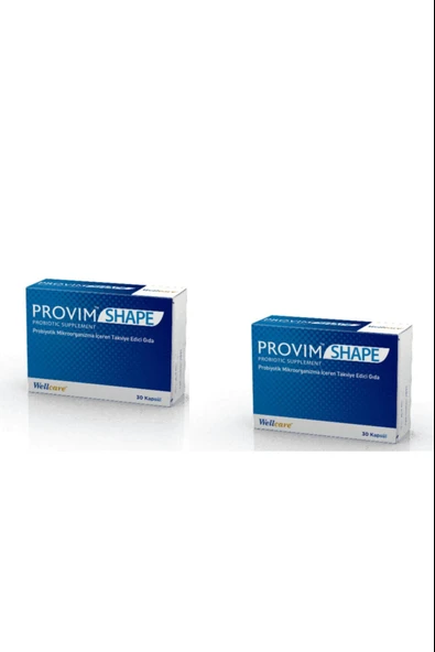 Wellcare Provim Shape 30 Kapsül 2 Adet ürün görseli 1