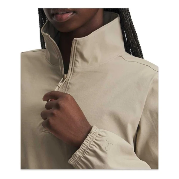 Under Armour UA Unstoppable Wvn Pullover Kadın Sweatshirt - Resim 3