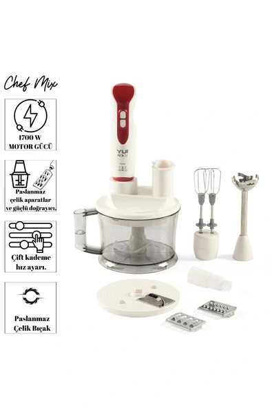 Yui Chefmix Xl M53 1700w Multi Blender Seti ürün görseli 1