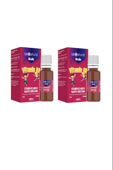 Venatura Kids Vitamin D3 Damla 20 ml 2 Adet ürün görseli 1
