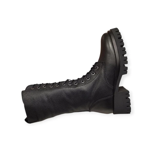 MAMMAMİA D25KC-2345 TOPUKLU ARA BOY GENÇ KADIN POSTAL ÇİZME - Resim 7