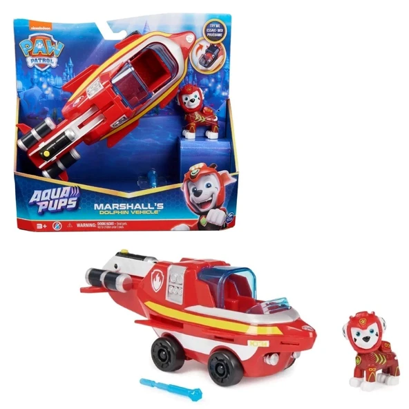 Paw Patrol Aqua Pups Temalı Araçlar Marshall ürün görseli 1